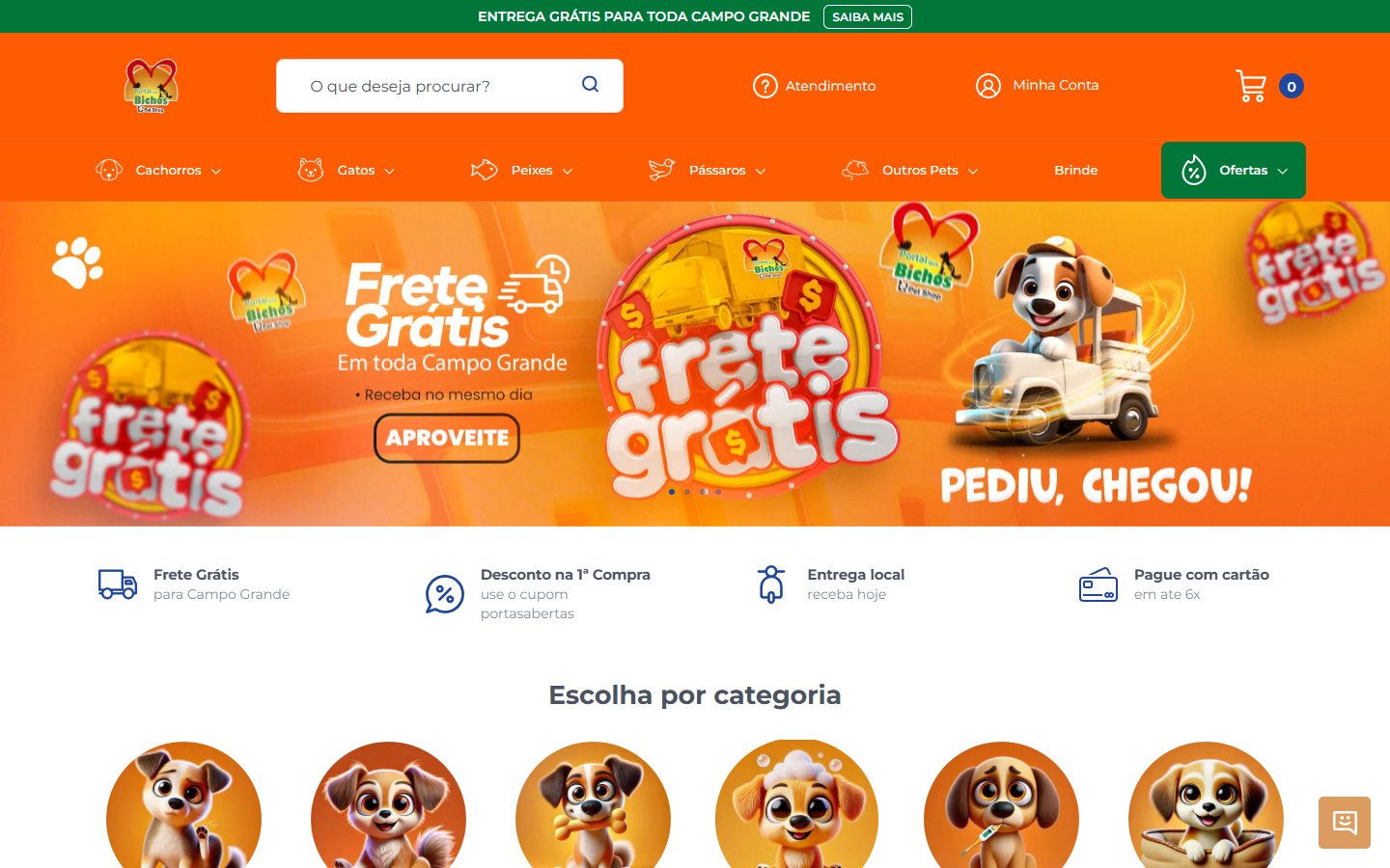 Loja Portal dos Bichos